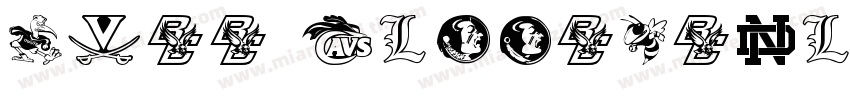 NCAA Delaware Blue Hens字体转换